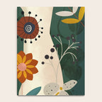 mid century garden summer relax Notebook Gallery Image 4