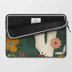 mid century garden summer relax Laptop Sleeve Gallery Image 2