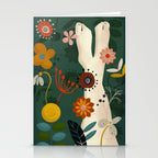mid century garden summer relax Stationery Card Gallery Image 2