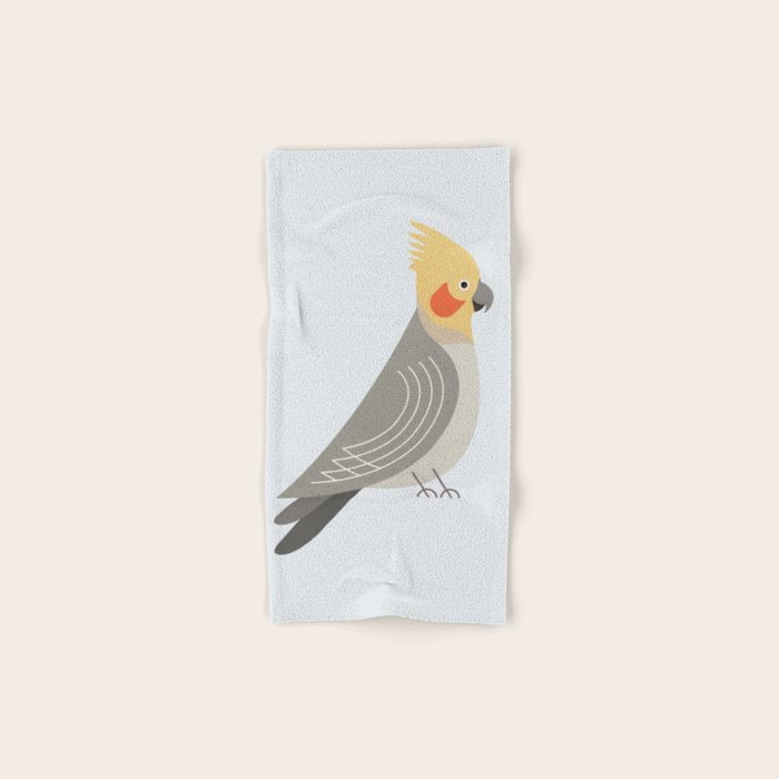 Whimsy Cockatiel Bath Towel Gallery Image 1