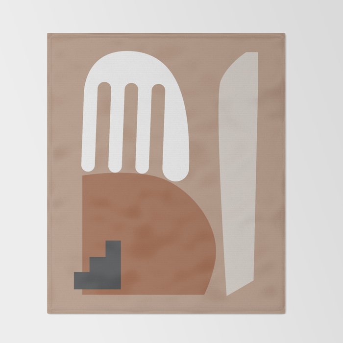 Shape study #10 - Stackable Collection Throw Blanket Gallery Image 2