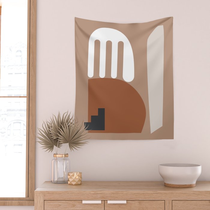 Shape study #10 - Stackable Collection Wall Tapestry Gallery Image 2