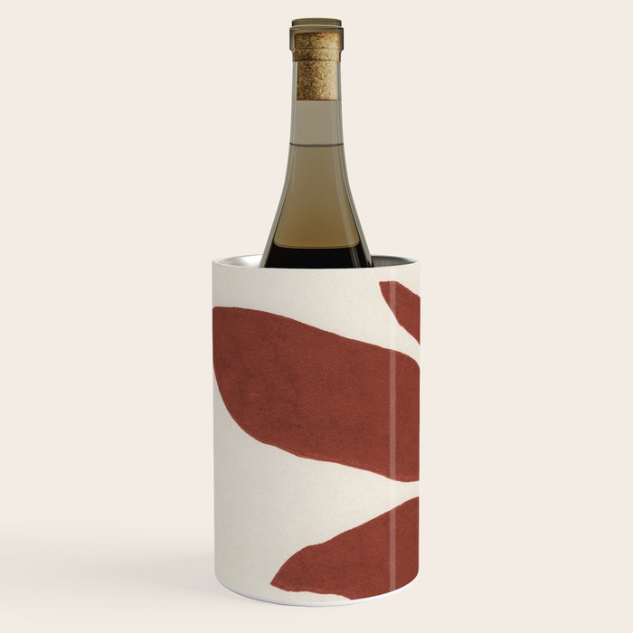Linocut Branch #3 / Saffron Red Wine Chiller Gallery Image 2
