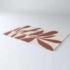 Linocut Branch #3 / Saffron Red Rug Gallery Image 3