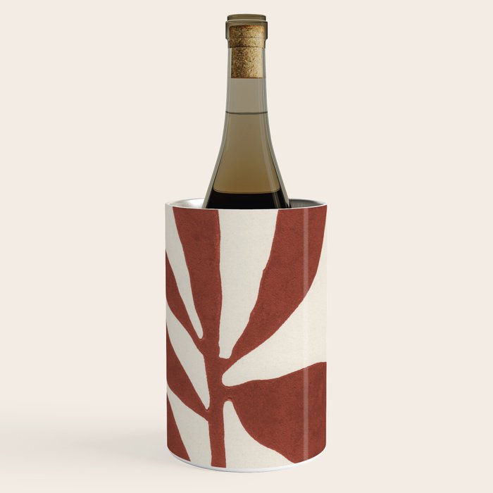 Linocut Branch #3 / Saffron Red Wine Chiller Gallery Image 3
