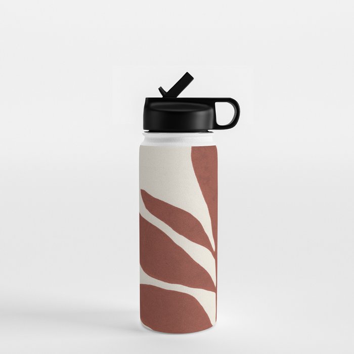 Linocut Branch #3 / Saffron Red Water Bottle Gallery Image 1