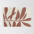 Linocut Branch #3 / Saffron Red Rug Gallery Image 2