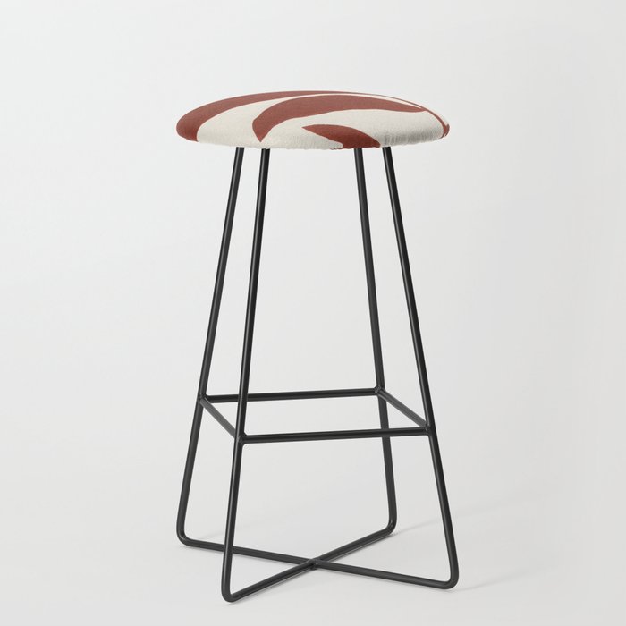 Linocut Branch #3 / Saffron Red Stool Gallery Image 1