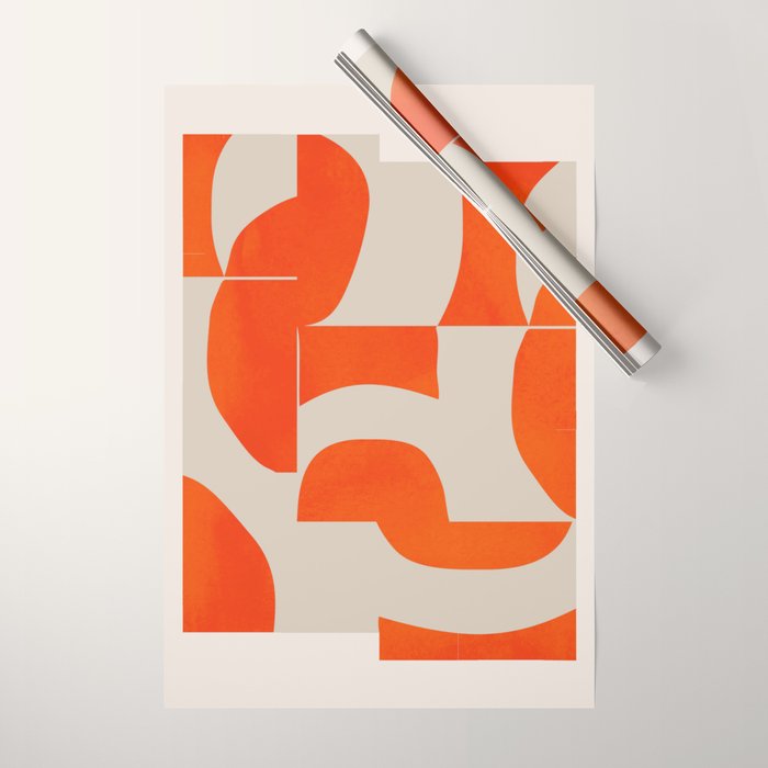 Minimal Geometric Shapes 225 Wrapping Paper Gallery Image 1