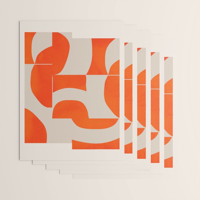 Minimal Geometric Shapes 225 Wrapping Paper Gallery Image 3