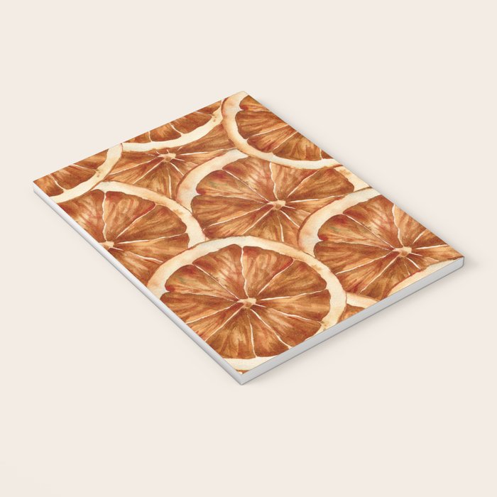 Watercolor, Festive Oranges Notebook Gallery Image 3