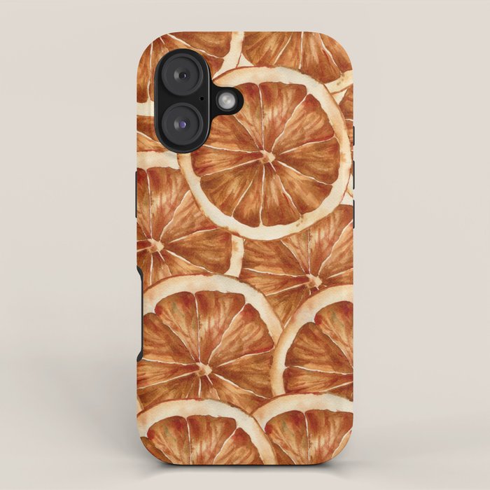 Watercolor, Festive Oranges iPhone Case Gallery Image 1