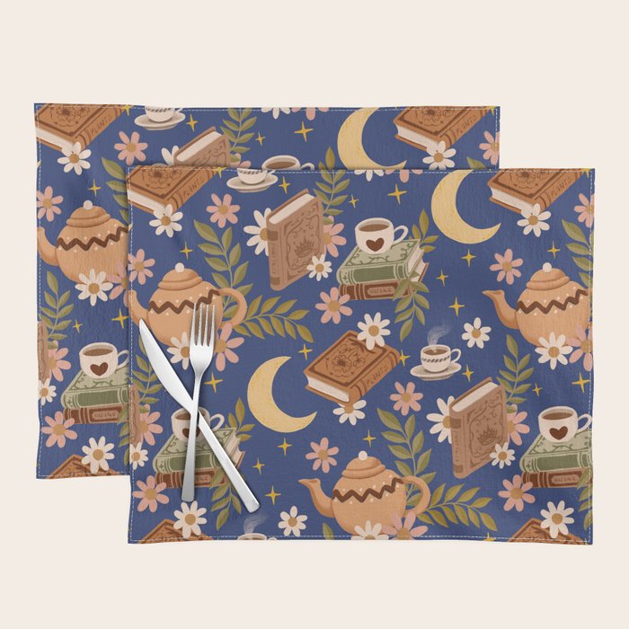 Cozy Evening In Blue Placemat Gallery Image 1