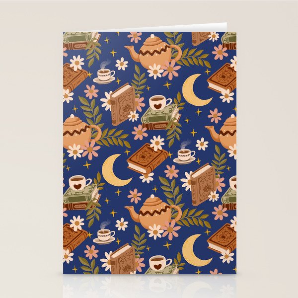 Cozy Evening In Blue Stationery Card Gallery Image 2