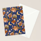 Cozy Evening In Blue Stationery Card Gallery Image 2
