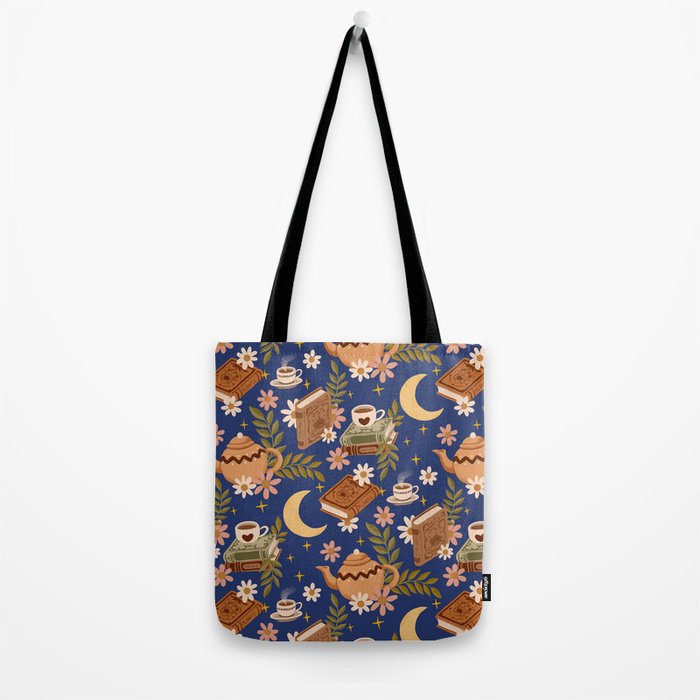 Cozy Evening In Blue Tote Bag Gallery Image 2
