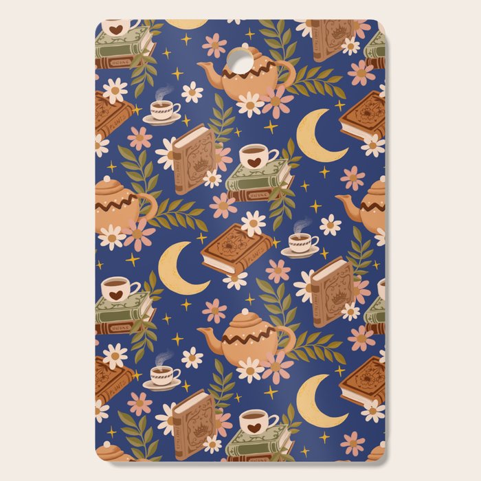 Cozy Evening In Blue Cutting Board Gallery Image 1