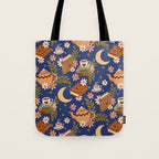 Cozy Evening In Blue Tote Bag Gallery Image 1