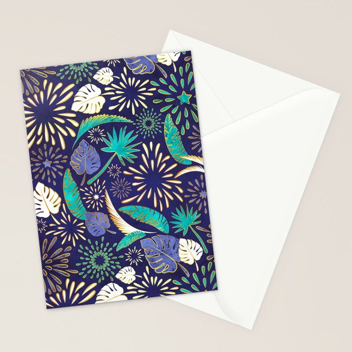 Tropical fireworks Stationery Card Gallery Image 2