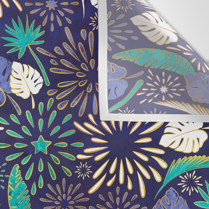 Tropical fireworks Wall Tapestry Gallery Image 3