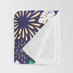 Tropical fireworks Throw Blanket Gallery Image 3