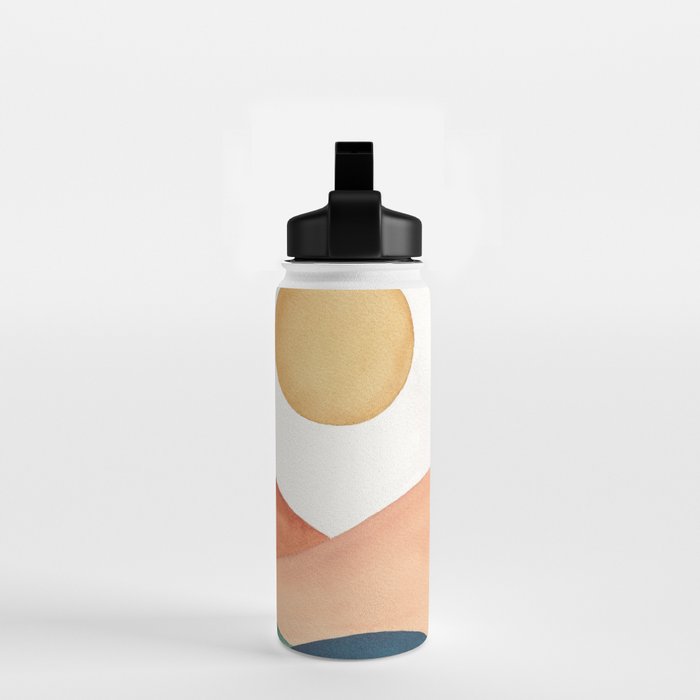 Colorful Abstract Mountains Water Bottle Gallery Image 2