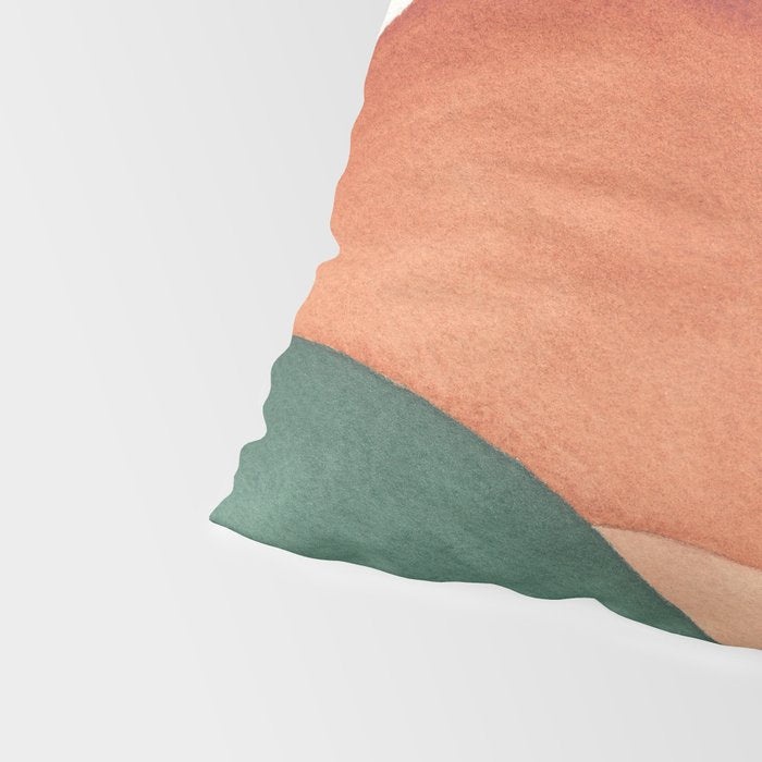 Colorful Abstract Mountains Pillow Sham Gallery Image 4