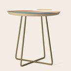 Colorful Abstract Mountains Side Table Gallery Image 1