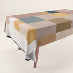 Modern Abstraction Mocha Mousse 4 Tablecloth Gallery Image 1