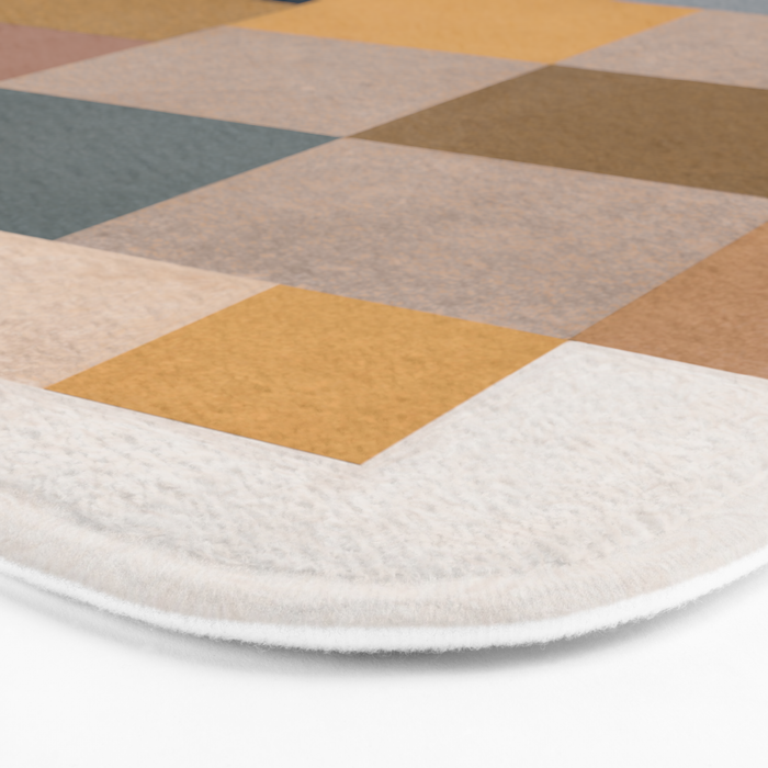 Modern Abstraction Mocha Mousse 4 Bath Mat Gallery Image 3