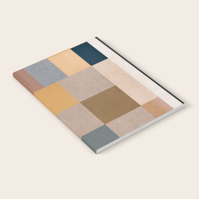 Modern Abstraction Mocha Mousse 4 Notebook Gallery Image 2