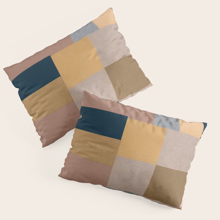 Modern Abstraction Mocha Mousse 4 Pillow Sham Gallery Image 3