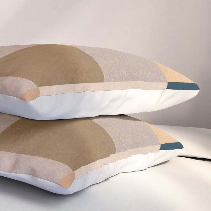 Modern Abstraction Mocha Mousse 4 Pillow Sham Gallery Image 3