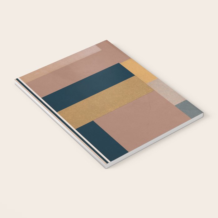 Modern Abstraction Mocha Mousse 4 Notebook Gallery Image 3