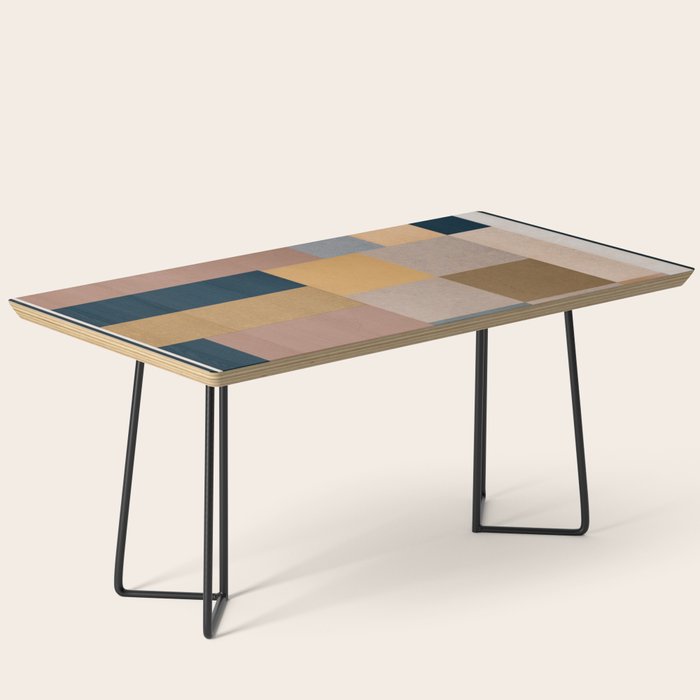 Modern Abstraction Mocha Mousse 4 Coffee Table Gallery Image 1