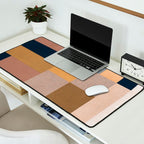 Modern Abstraction Mocha Mousse 4 Desk Mat Gallery Image 2