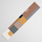 Modern Abstraction Mocha Mousse 4 Table Runner Gallery Image 3
