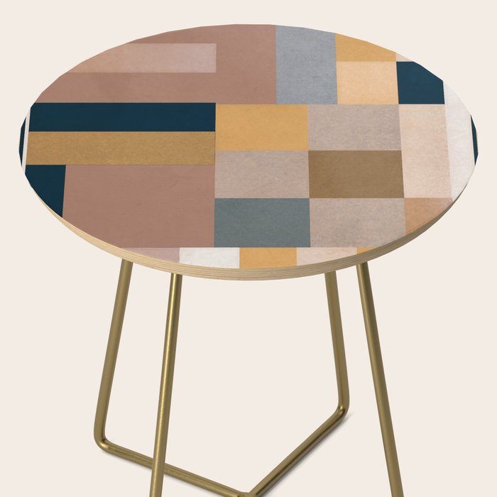 Modern Abstraction Mocha Mousse 4 Side Table Gallery Image 2