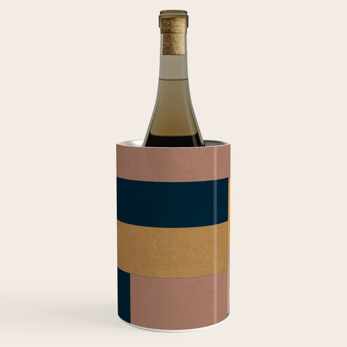 Modern Abstraction Mocha Mousse 4 Wine Chiller Gallery Image 2