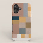 Modern Abstraction Mocha Mousse 4 iPhone Case Gallery Image 1