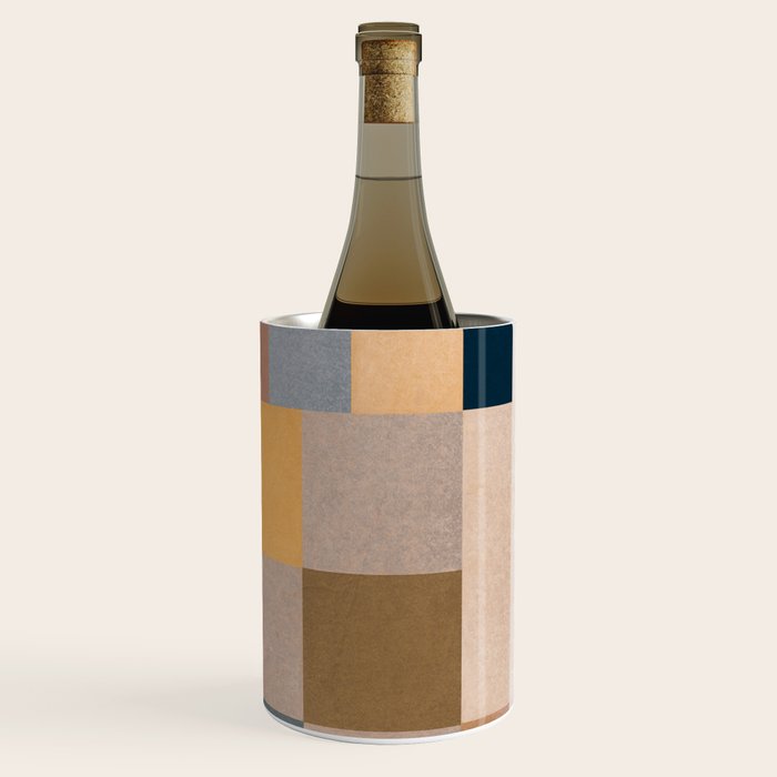 Modern Abstraction Mocha Mousse 4 Wine Chiller Gallery Image 3