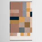 Modern Abstraction Mocha Mousse 4 Tablecloth Gallery Image 2