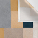 Modern Abstraction Mocha Mousse 4 Wall Tapestry Gallery Image 3