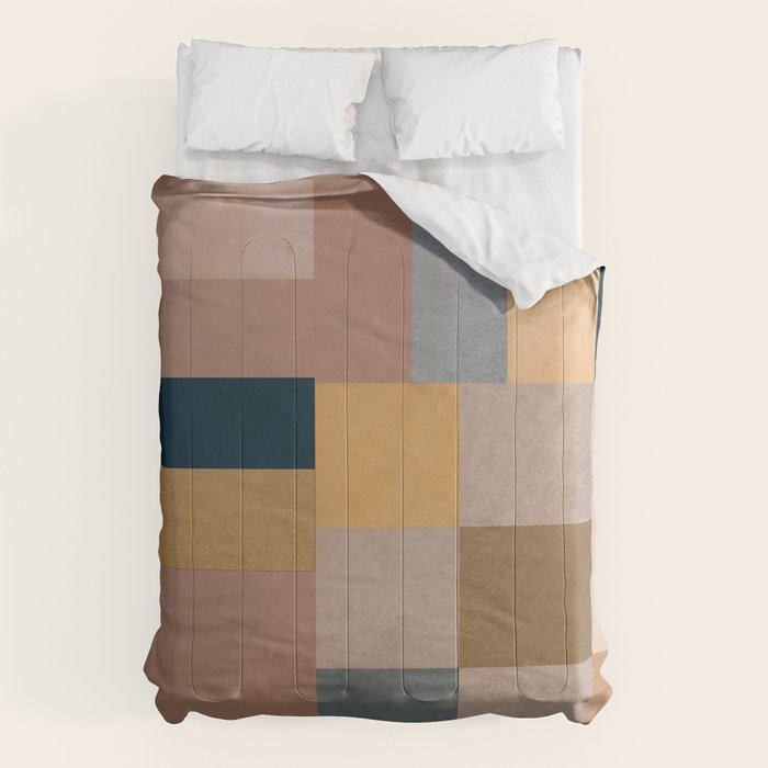 Modern Abstraction Mocha Mousse 4 Comforter Gallery Image 6