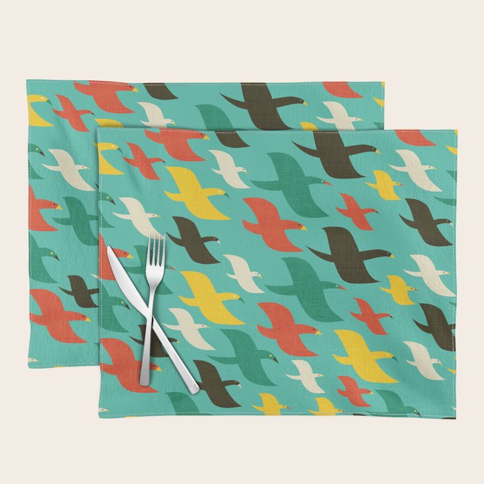 Birds are flying Placemat Gallery Image 1