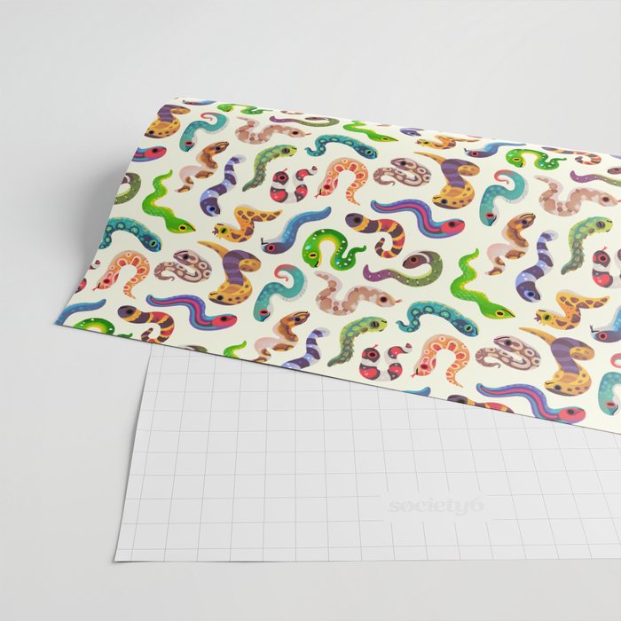 Serpent Day - Bright Wrapping Paper Gallery Image 2