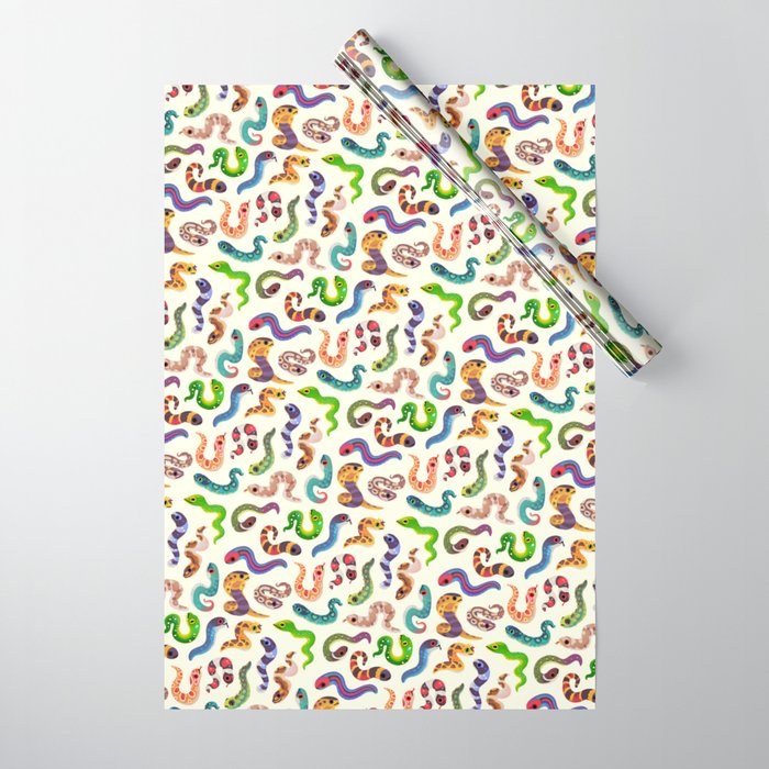 Serpent Day - Bright Wrapping Paper Gallery Image 1