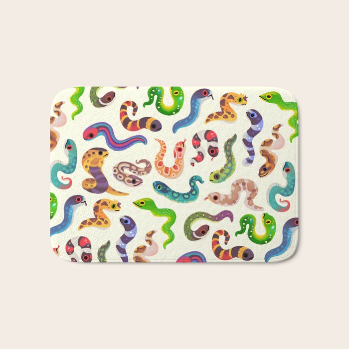 Serpent Day - Bright Bath Mat Gallery Image 1