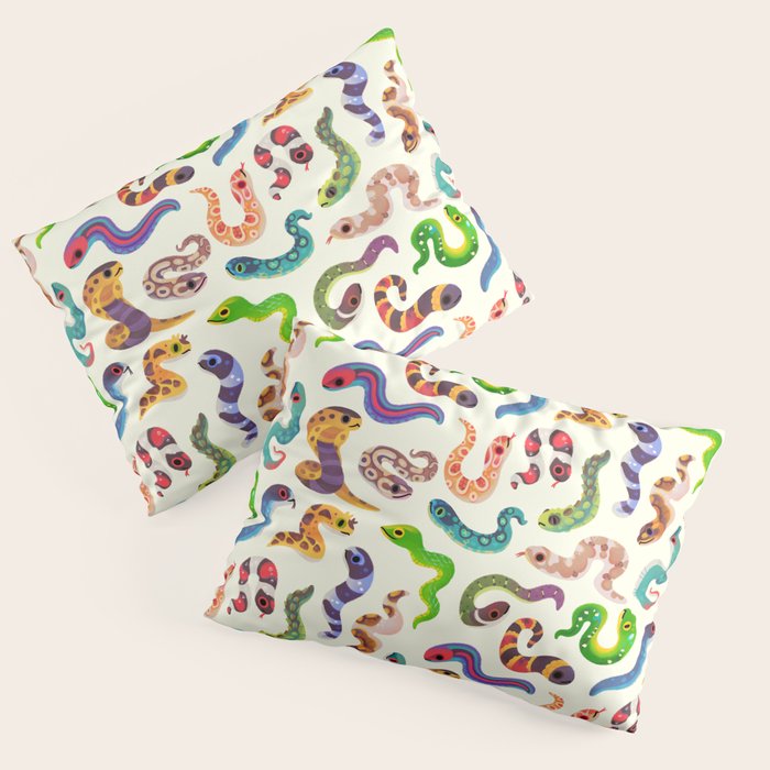 Serpent Day - Bright Pillow Sham Gallery Image 1