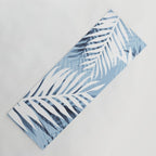Tropical bliss - chambray blue Yoga Mat Gallery Image 1